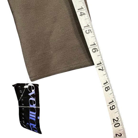 Kay Unger Dress Womens 10 Evening Collection V Neck 3/4 Sleeve Ruched Party NEW - Picture 12 of 16